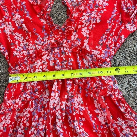 NWT Angel Biba floral mini dress - Picture 7 of 12